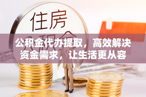 永胜公积金代办提取，高效解决资金需求，让生活更从容