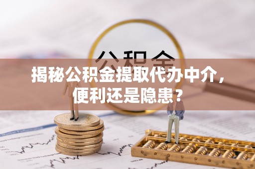 永胜揭秘公积金提取代办中介，便利还是隐患？