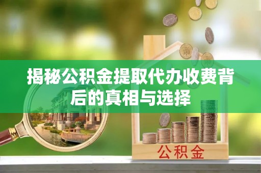 永胜揭秘公积金提取代办收费背后的真相与选择