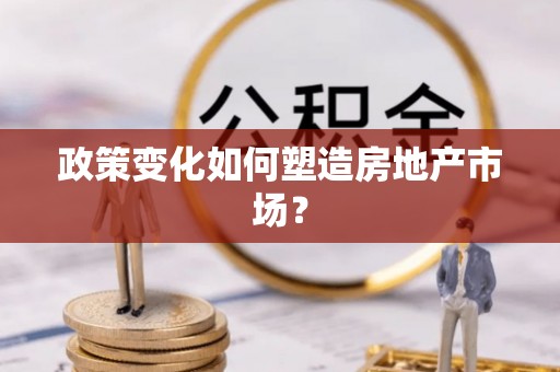 永胜政策变化如何塑造房地产市场？
