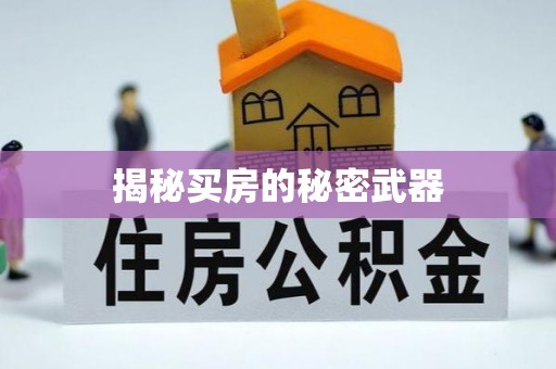 永胜揭秘买房的秘密武器