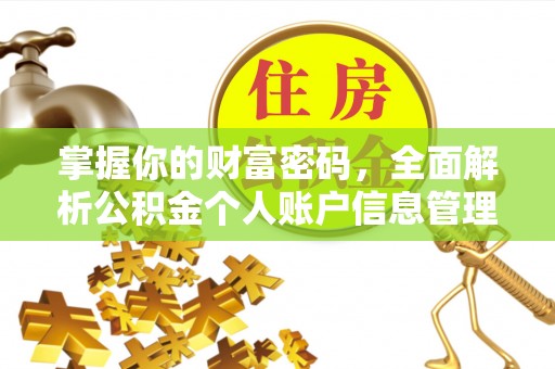 永胜掌握你的财富密码，全面解析公积金个人账户信息管理