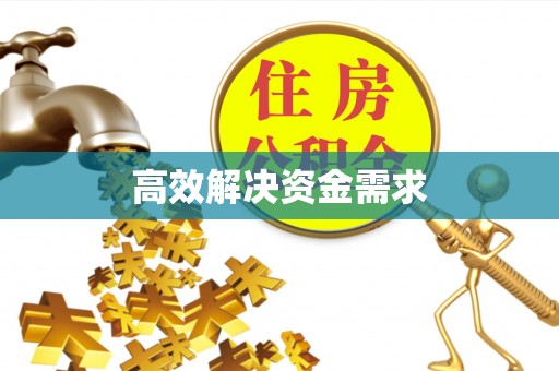 永胜高效解决资金需求