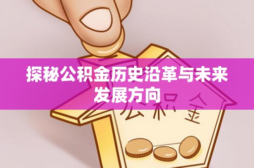 永胜探秘公积金历史沿革与未来发展方向