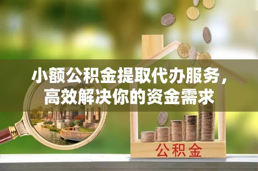 永胜小额公积金提取代办服务，高效解决你的资金需求