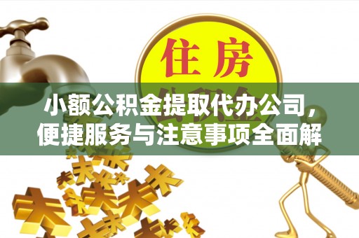 永胜小额公积金提取代办公司，便捷服务与注意事项全面解析